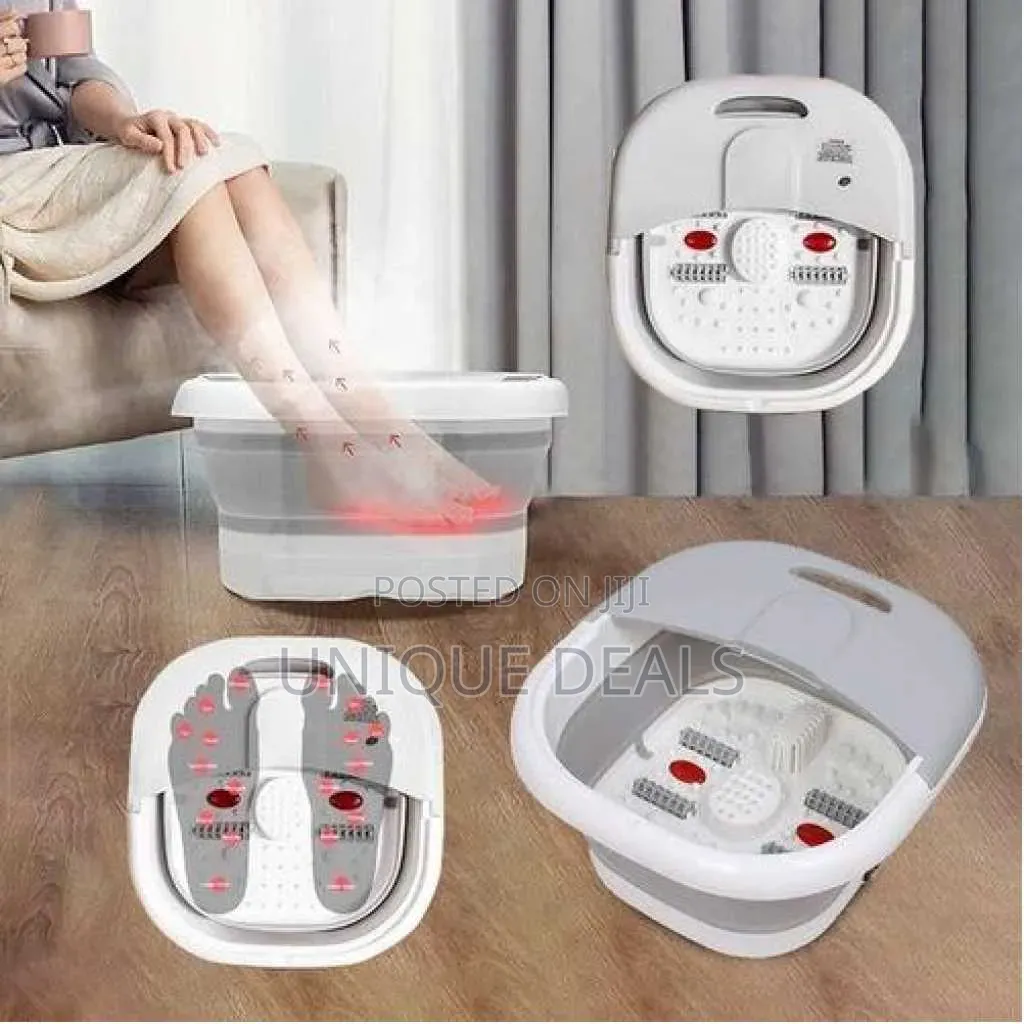 Collapsible Foot Spa Bath With Massage Pedicure Foot Soaker Tub