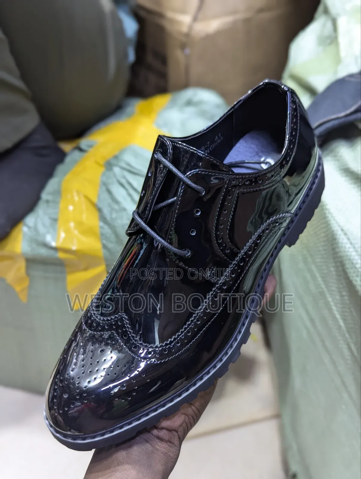 Original Oxford Shiny Men's Gentle Shoes