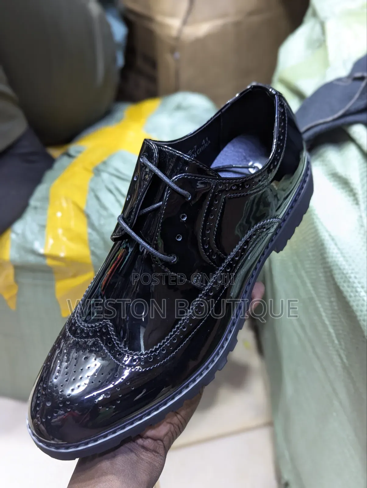Original Oxford Shiny Men's Gentle Shoes