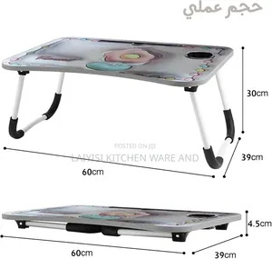 Foldable Laptop Table for Adults Kids – Portable Study Work Desk