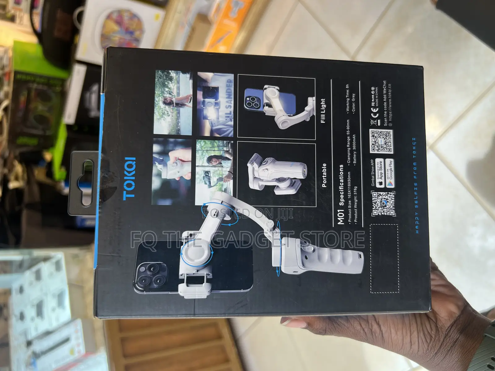 Tokqi M01 3-Axis Gimbal Stabilizer for Smartphones
