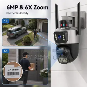 Wifi Outdoor Camera Plug-in Security Camera Outdoor Dual Lens PTZ