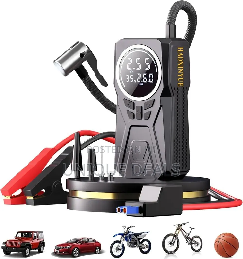 Car Battery Starter With Air Compressor, Car