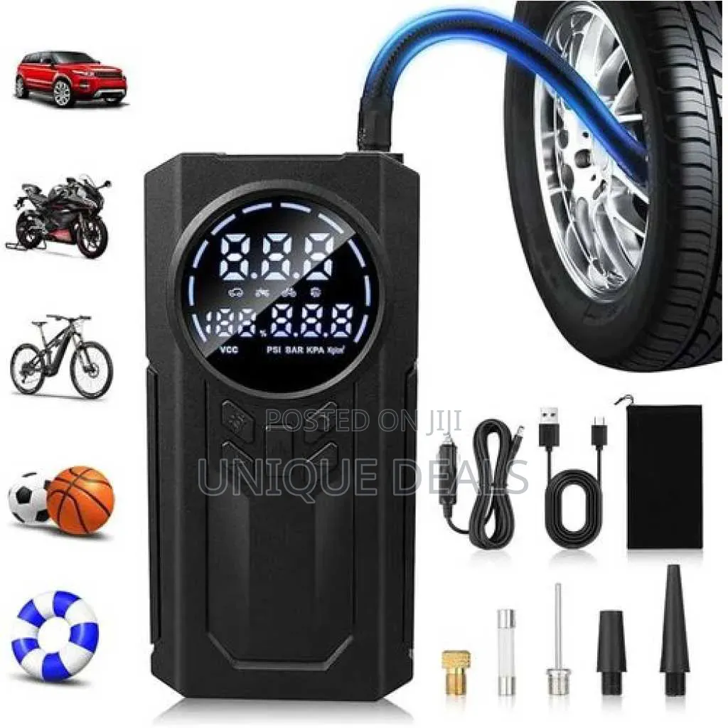 Car Battery Starter With Air Compressor, Car