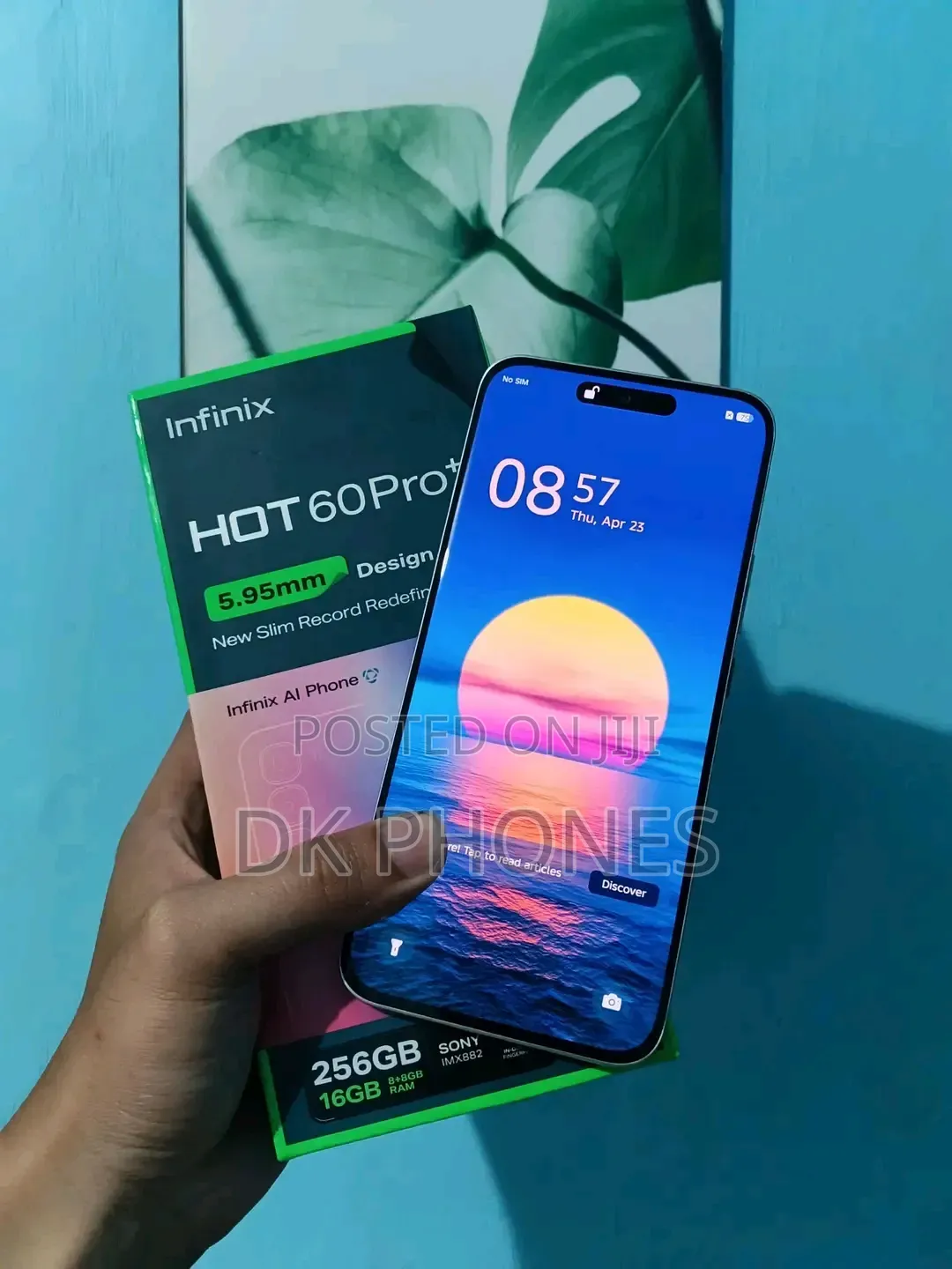 New Infinix Hot 60 Pro+ 256 GB Silver