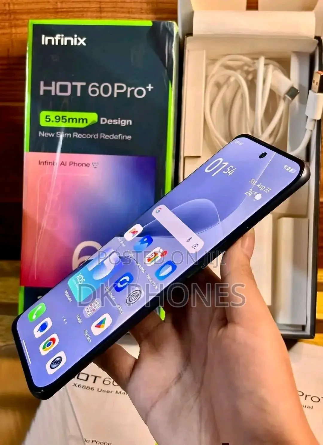 New Infinix Hot 60 Pro+ 256 GB Silver
