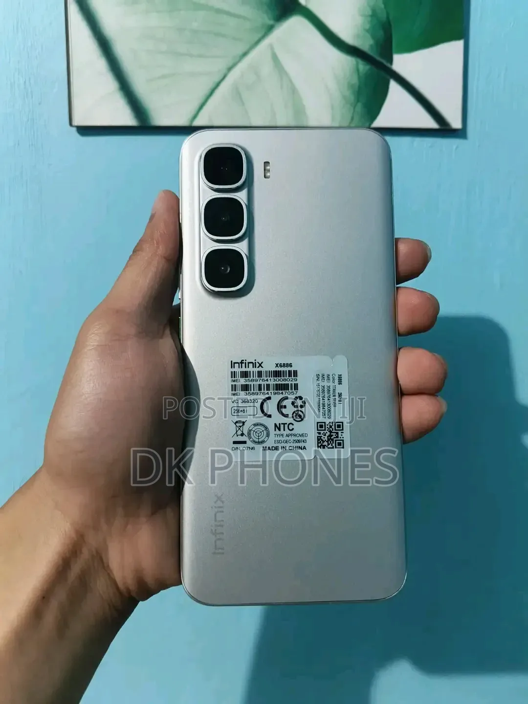 New Infinix Hot 60 Pro+ 256 GB Silver
