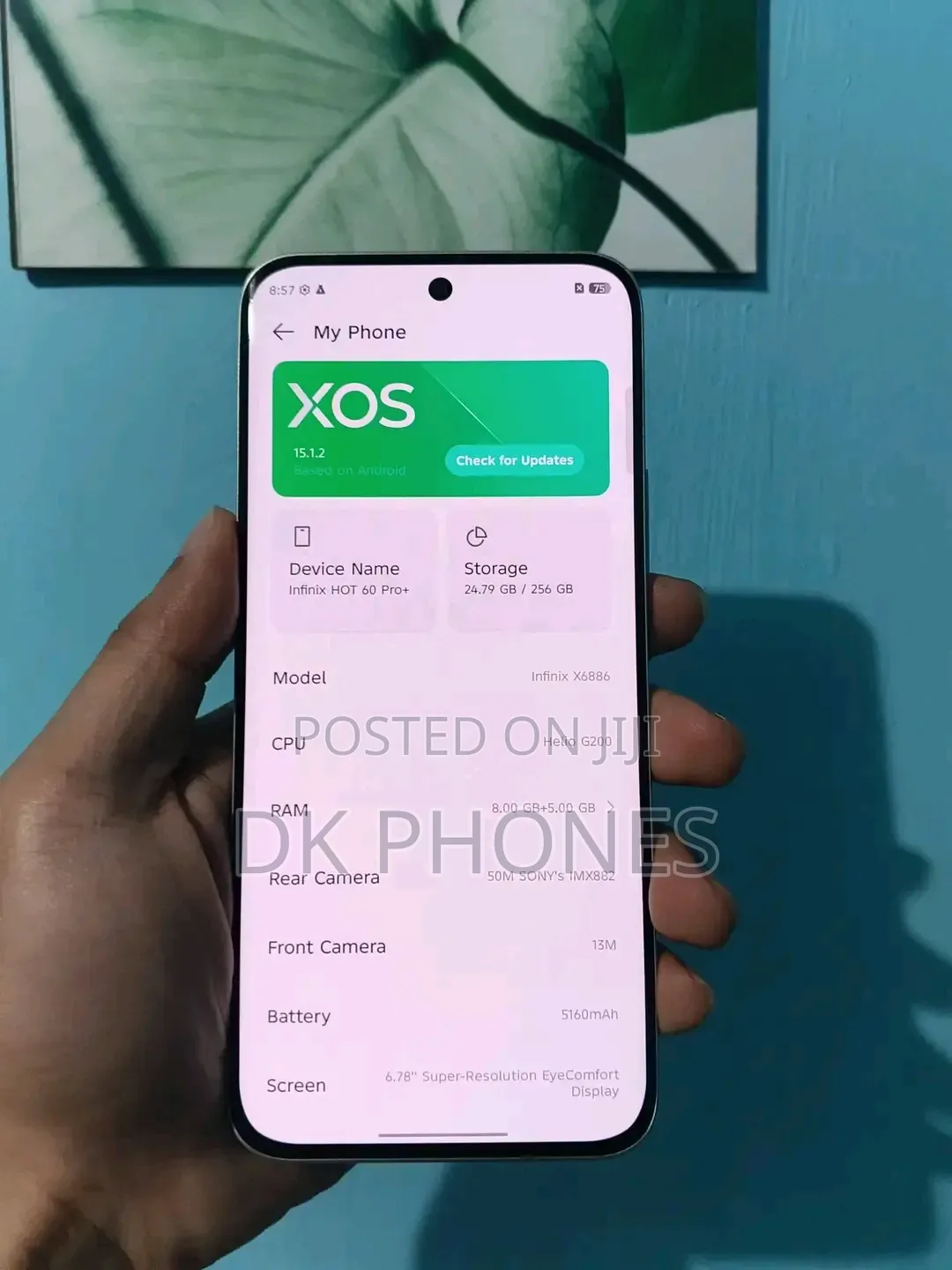 New Infinix Hot 60 Pro+ 256 GB Silver