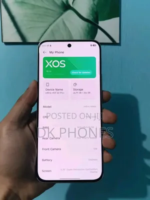 New Infinix Hot 60 Pro+ 256 GB Silver