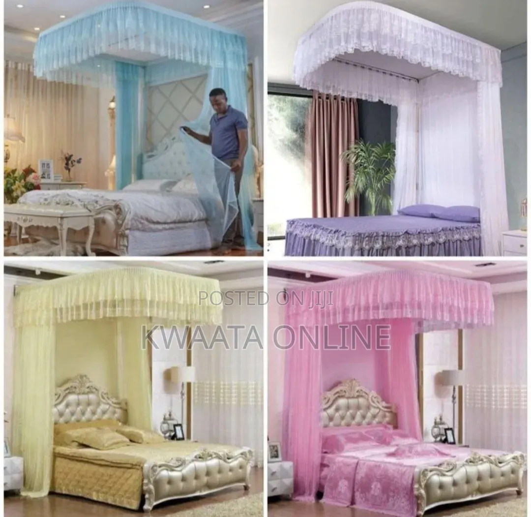 Wall Mount Mosquito Net Cozy Drape Princess Bedroom Decoration