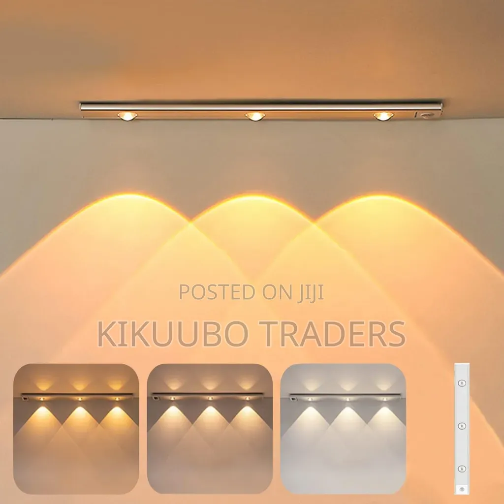 3-Color Dimmable Led Motion Sensor Under Cabinet Light 100cm