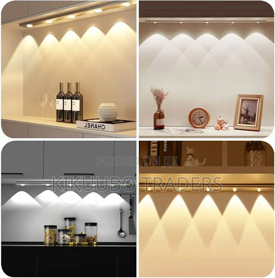 3-Color Dimmable Led Motion Sensor Under Cabinet Light 60cm