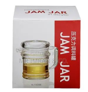 Acrylic Jam Jar or Condiment Container