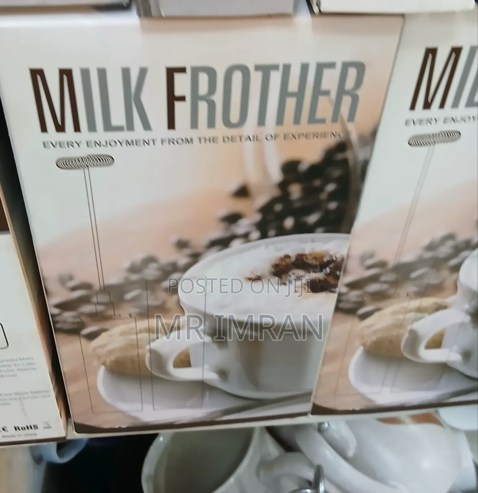 Handheld Electric Milk Frother.