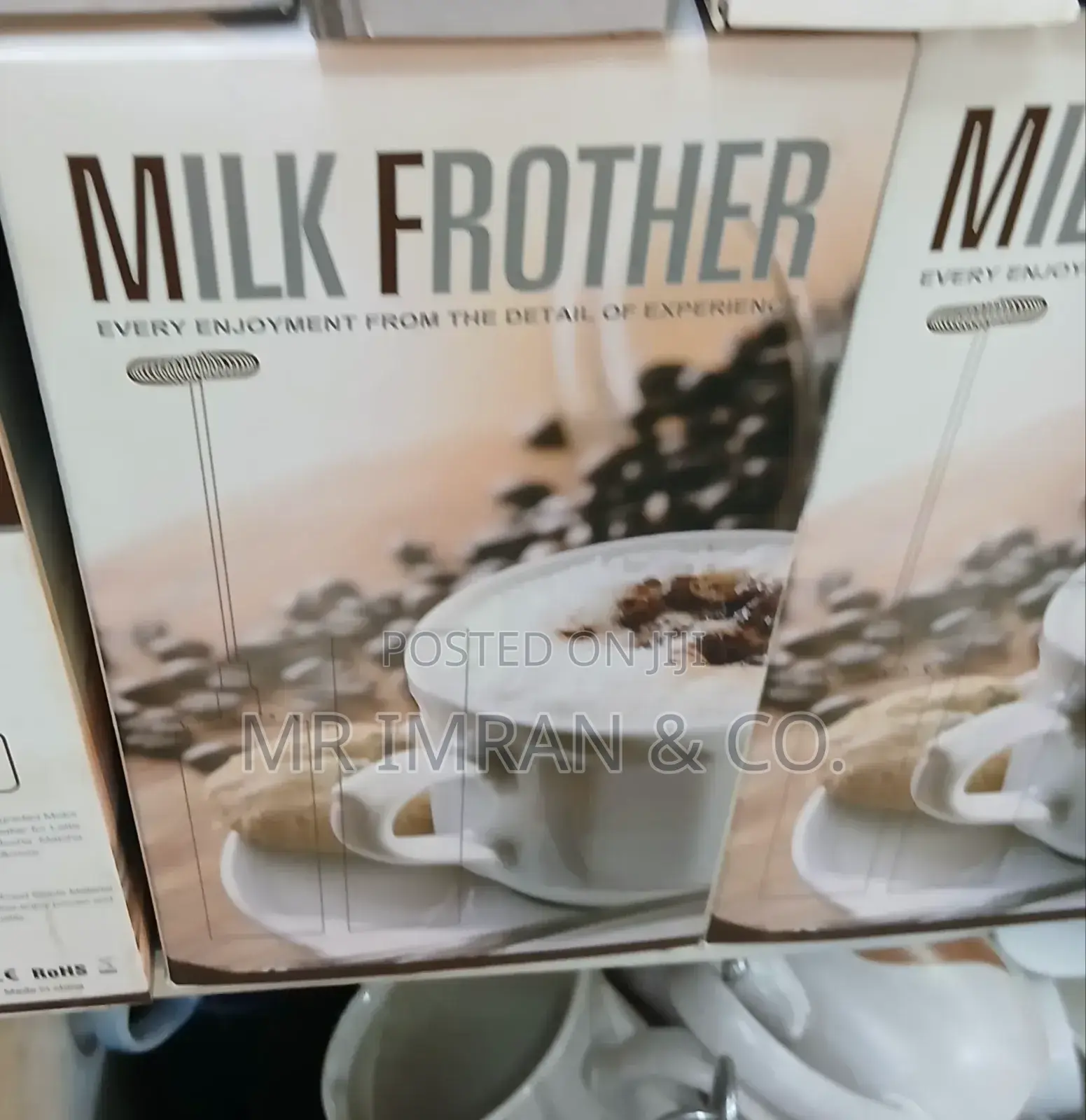 Handheld Electric Milk Frother.