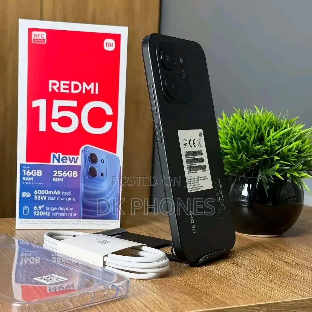 New Xiaomi Redmi 15C 4G 256 GB Black