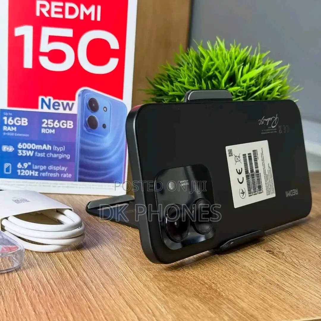 New Xiaomi Redmi 15C 4G 256 GB Black
