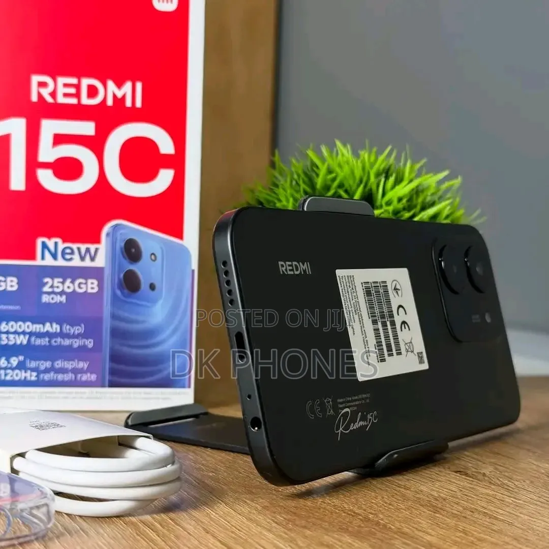 New Xiaomi Redmi 15C 4G 256 GB Black