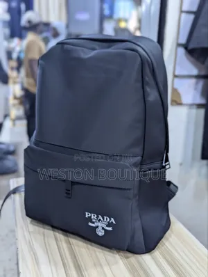 Prada Original Medium Size Black Backpack