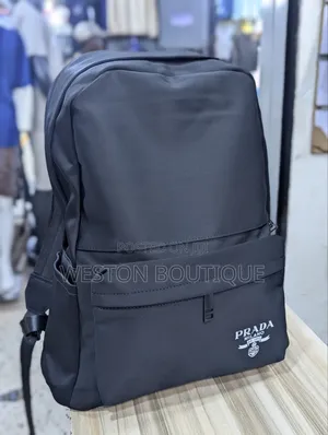Prada Original Medium Size Black Backpack