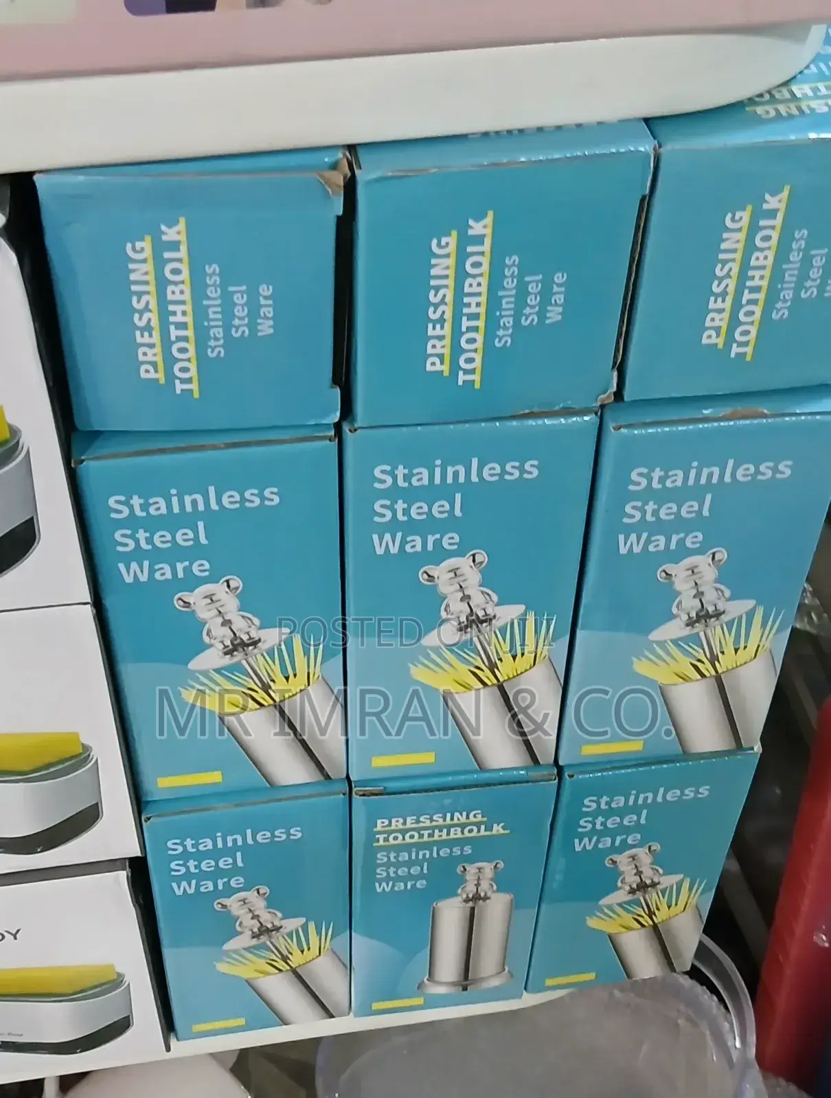 Stainless Steel Pressing Toothpick Dispensers