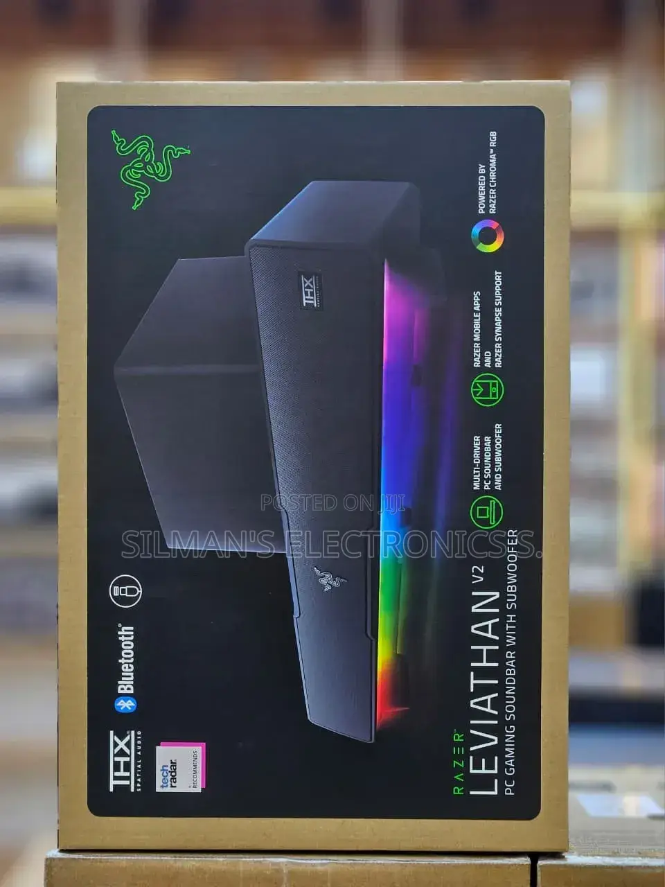 Razer Leviathan V2 Pc Gaming Soundbar With Subwoofer