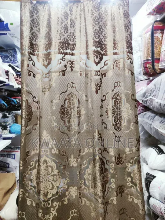 2 Pc Ready Made High Shading Curtains for Dining Room Bedroom 9ft