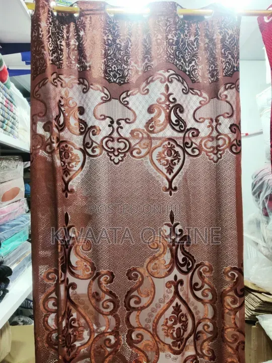 2 Pc Ready Made High Shading Curtains for Dining Room Bedroom 9ft
