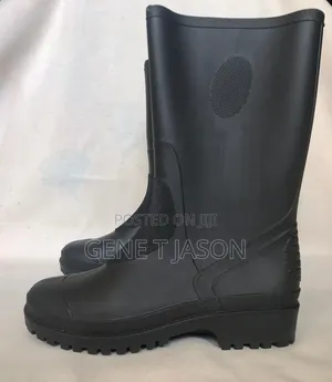 Brand New Uk Imported Black Rain Gumboots- Kids Uk Size 12(Ages 11-13)