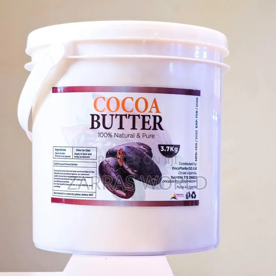 100% Natural Pure Cocoa Butter - 3.7kgs