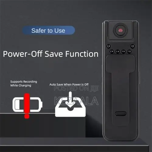 Mini Body Camera Sports Action Cam 1080p Hd, Rotatable Lens.-