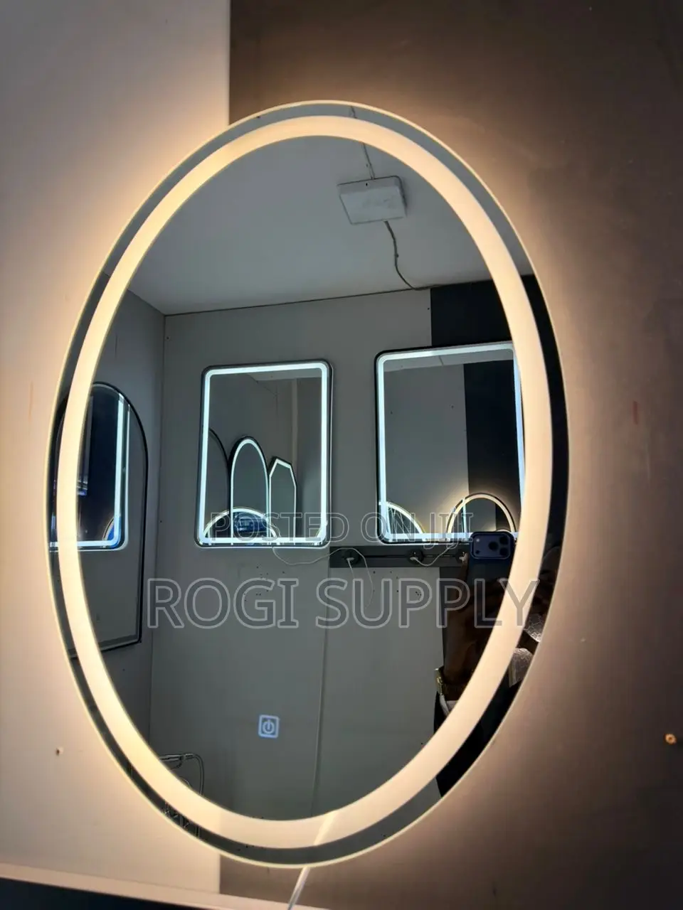 Oval Led Bathroom Mirror