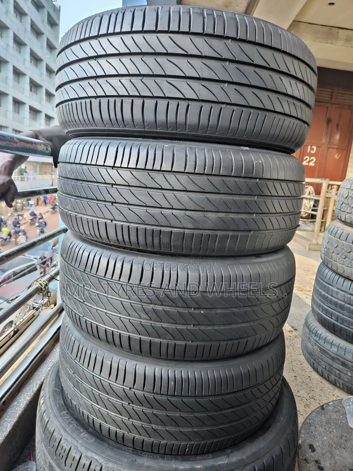 215 55 R17 Michelin It Is a Set of 4 Tires and Its Available.