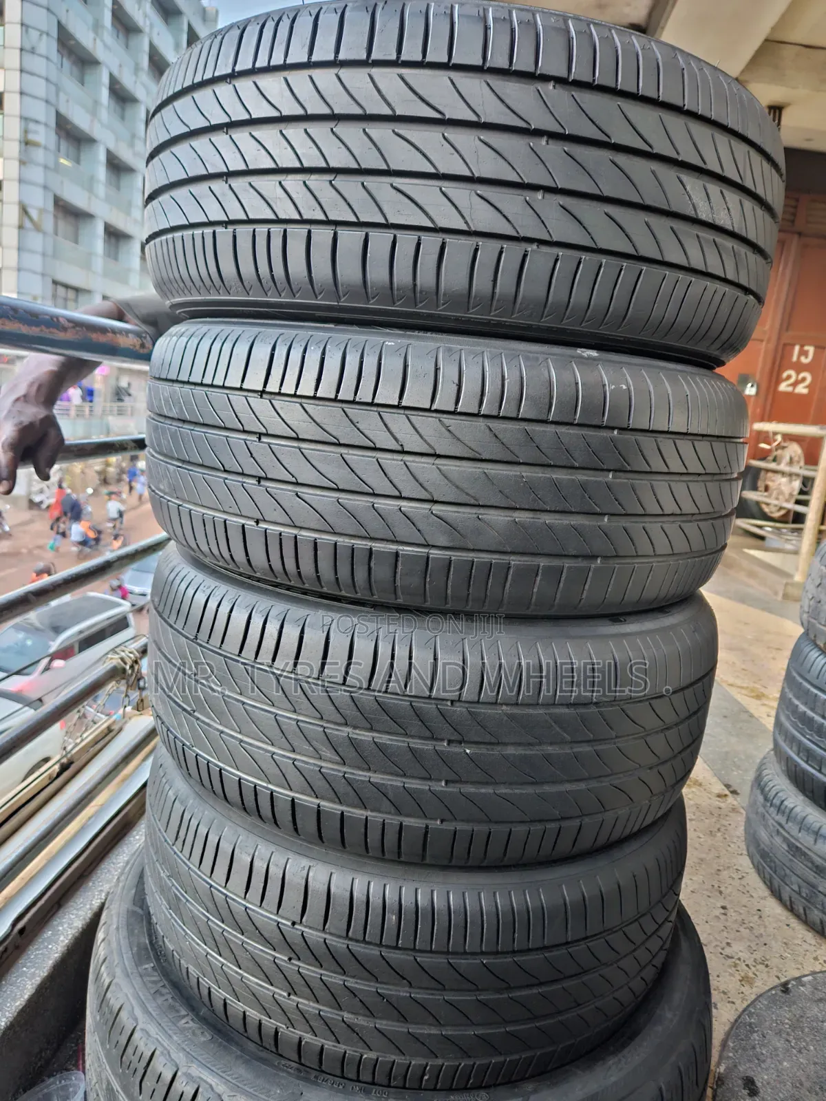 215 55 R17 Michelin It Is a Set of 4 Tires and Its Available.
