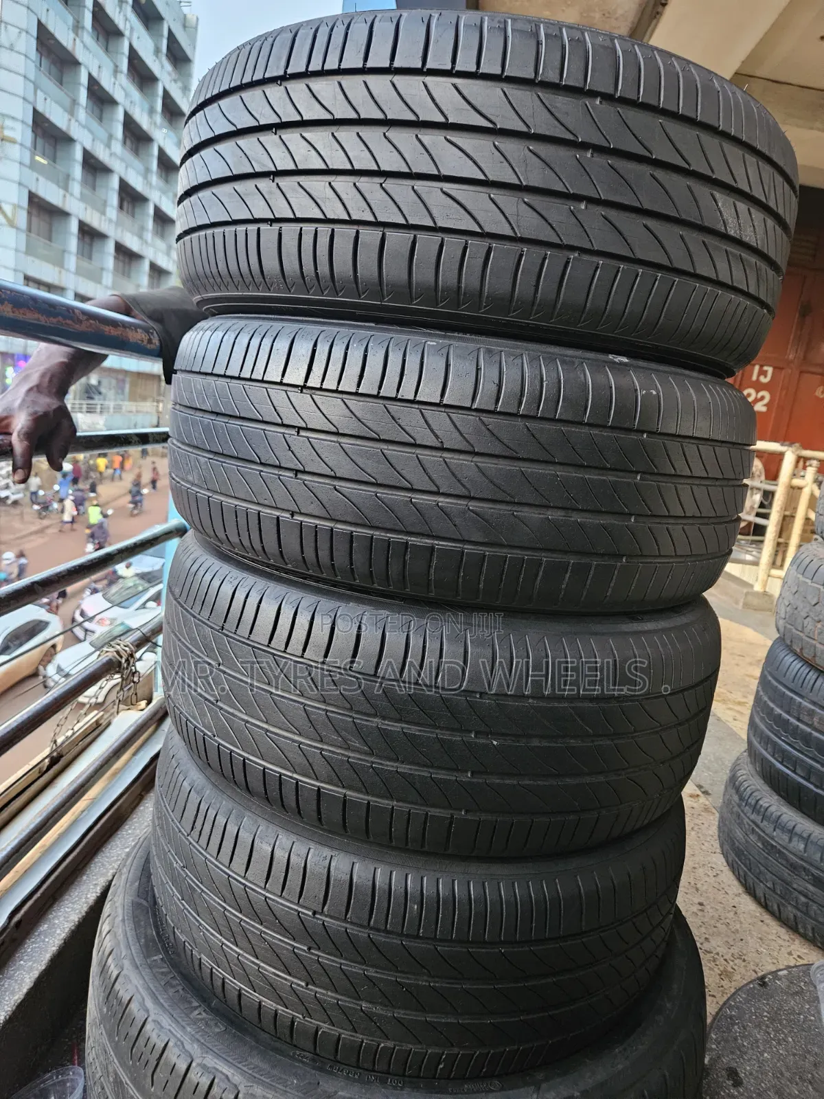 215 55 R17 Michelin It Is a Set of 4 Tires and Its Available.