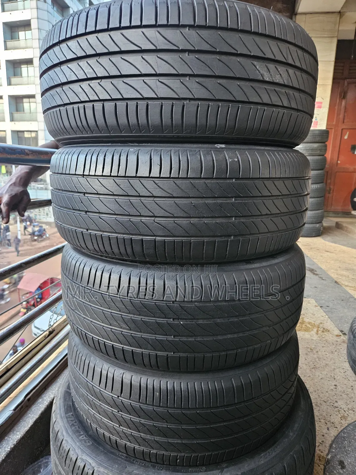 215 55 R17 Michelin It Is a Set of 4 Tires and Its Available.