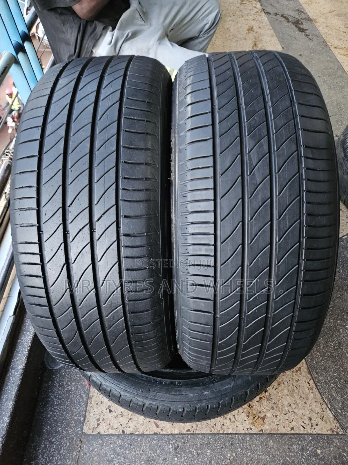 215 55 R17 Michelin It Is a Set of 4 Tires and Its Available.