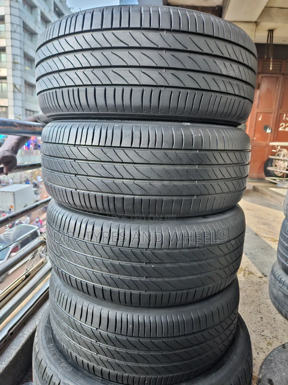 215 55 R17 Michelin It Is a Set of 4 Tires and Its Available.