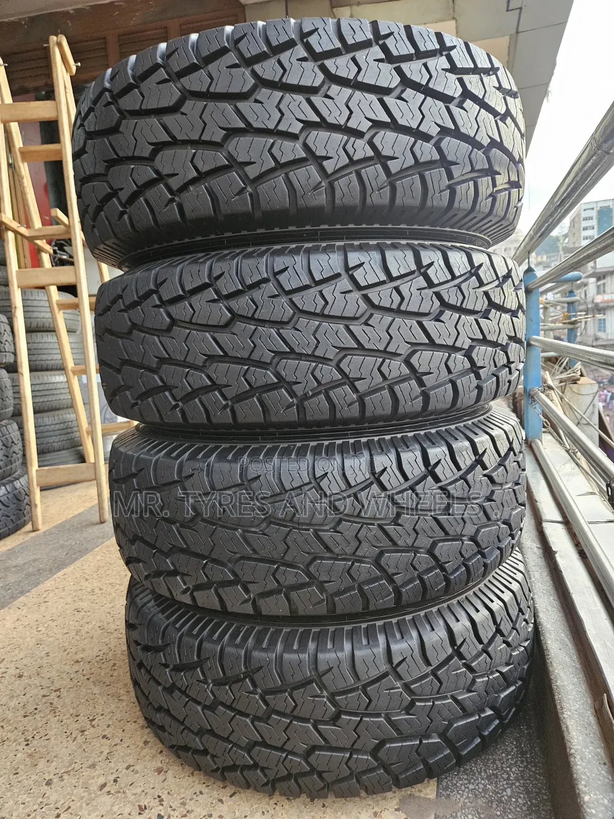 Lt 265 70 R15 M+S Hifly Tires Used Only 2days We Changed Even the Rims