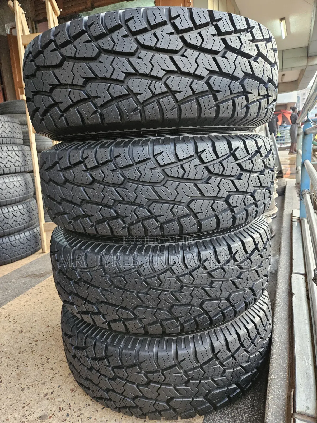 Lt 265 70 R15 M+S Hifly Tires Used Only 2days We Changed Even the Rims
