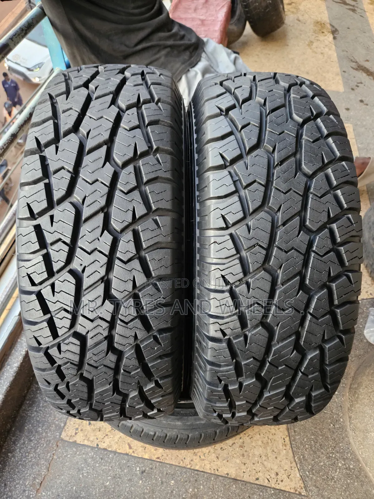 Lt 265 70 R15 M+S Hifly Tires Used Only 2days We Changed Even the Rims