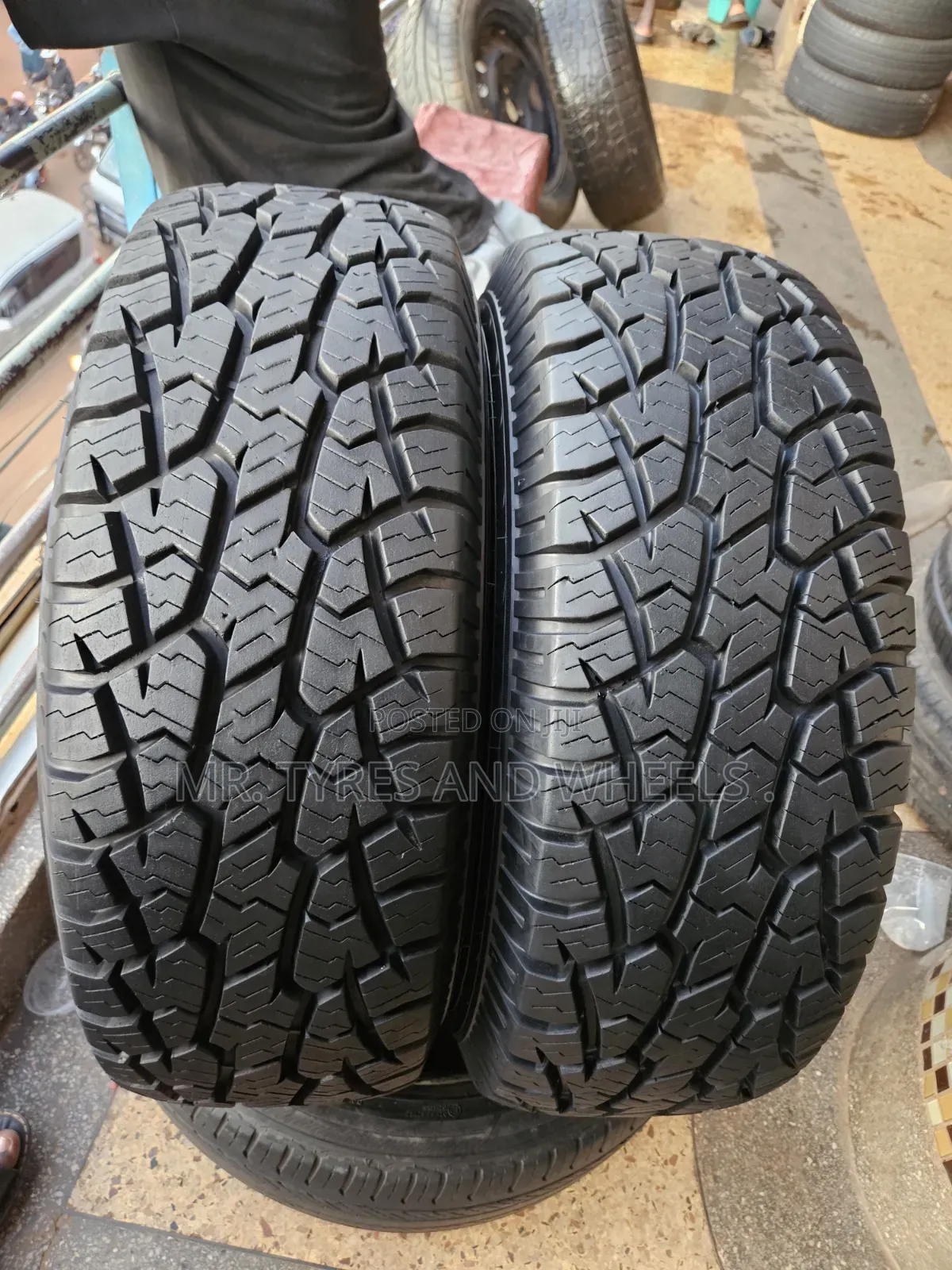 Lt 265 70 R15 M+S Hifly Tires Used Only 2days We Changed Even the Rims