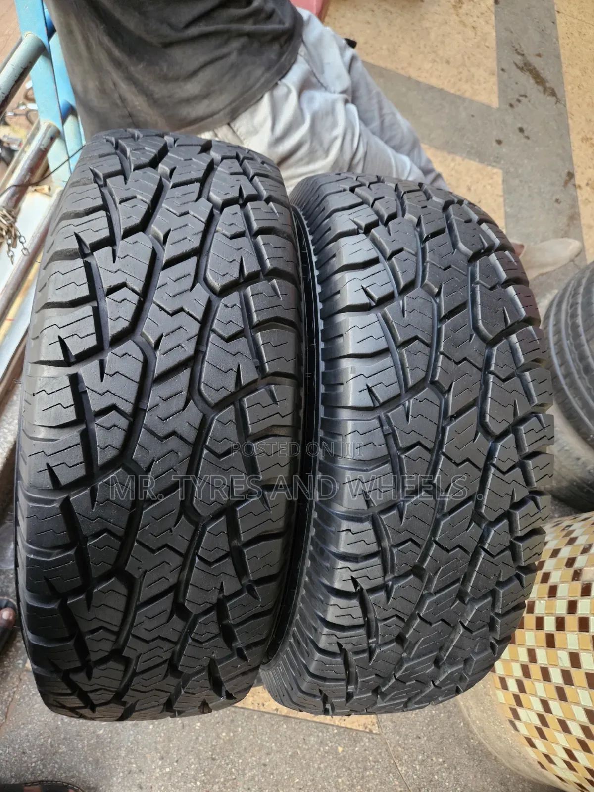 Lt 265 70 R15 M+S Hifly Tires Used Only 2days We Changed Even the Rims