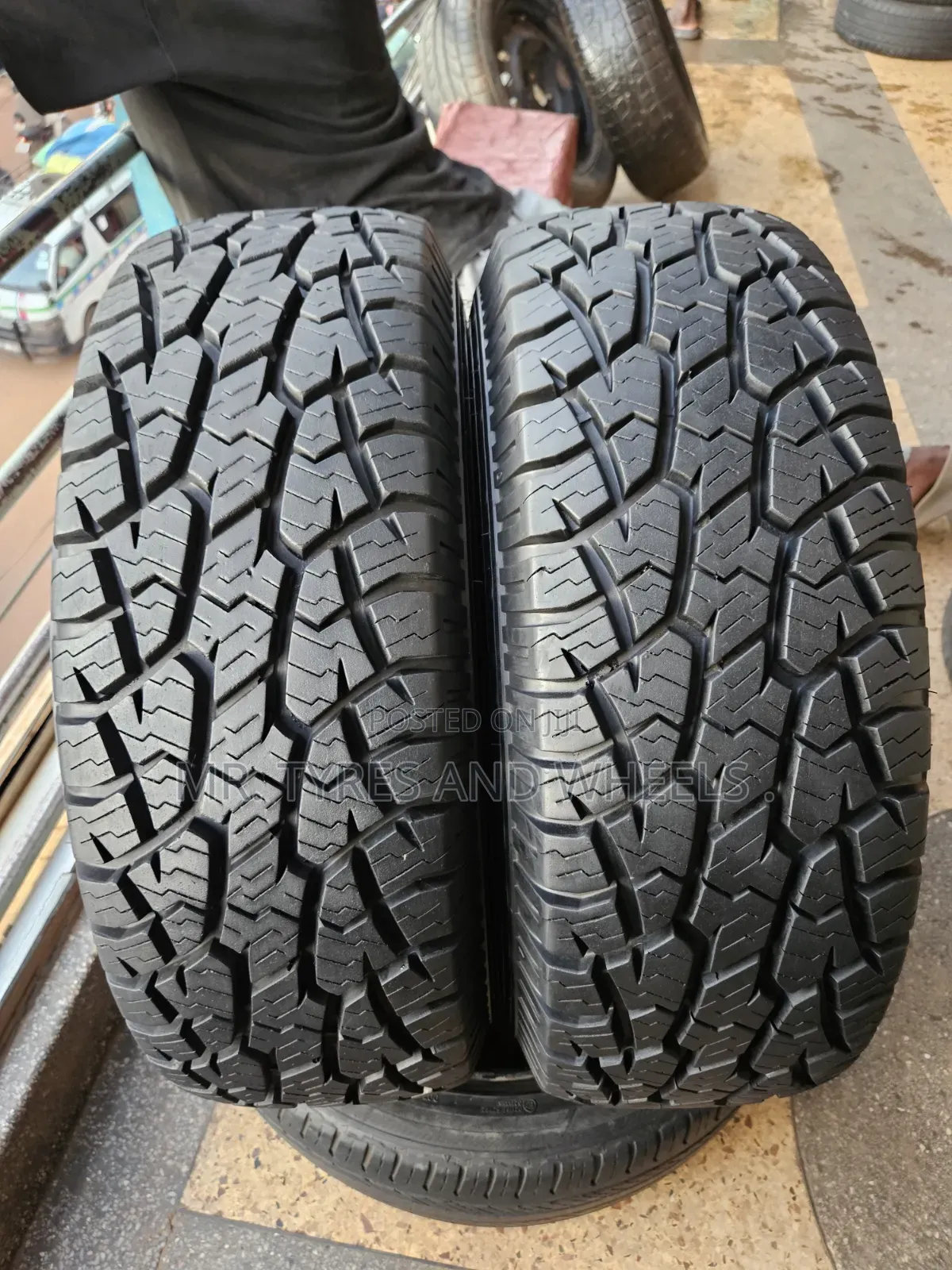 Lt 265 70 R15 M+S Hifly Tires Used Only 2days We Changed Even the Rims
