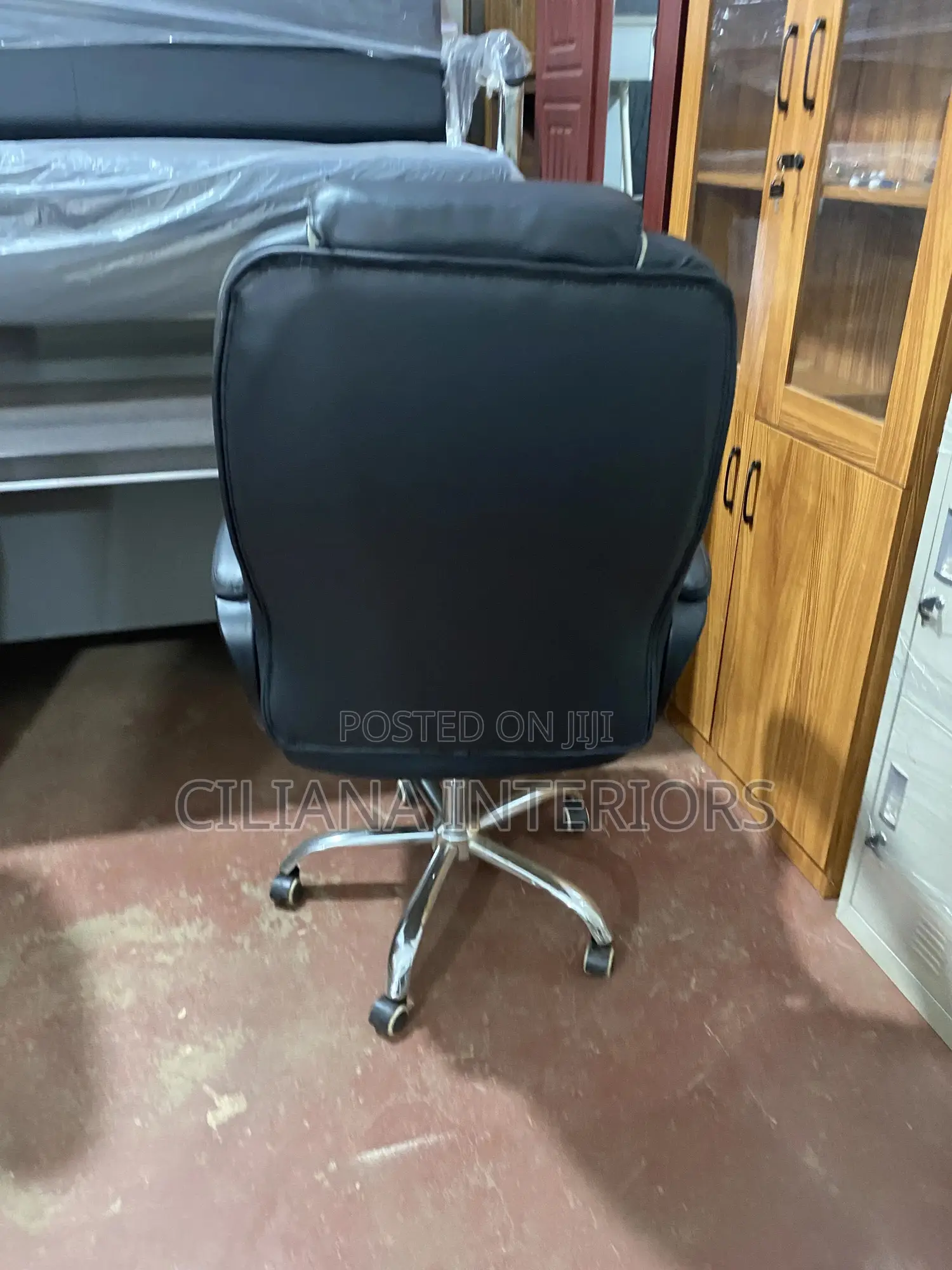 Grey Black Chair