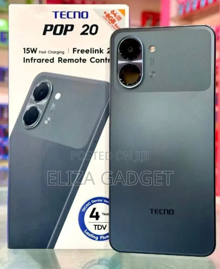 New Tecno Pop 20 128 GB Black