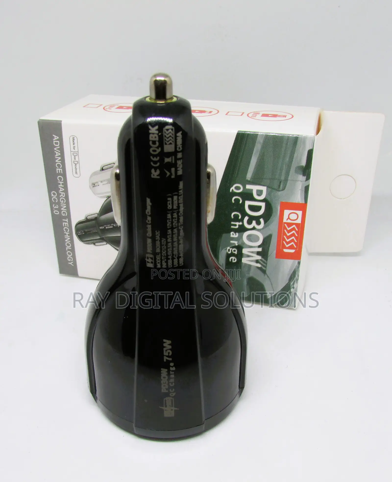 5 Port Usb Car Charger Adapter 15a Fast Charger With Ovp Protection C
