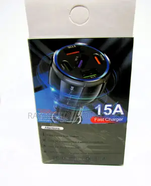 5 Port Usb Car Charger Adapter 15a Fast Charger With Ovp Protection C