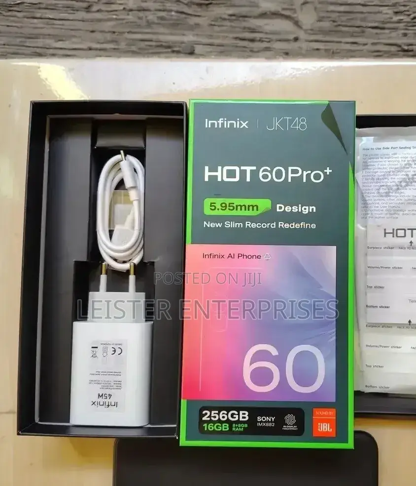New Infinix Hot 60 Pro+ 128 GB Silver