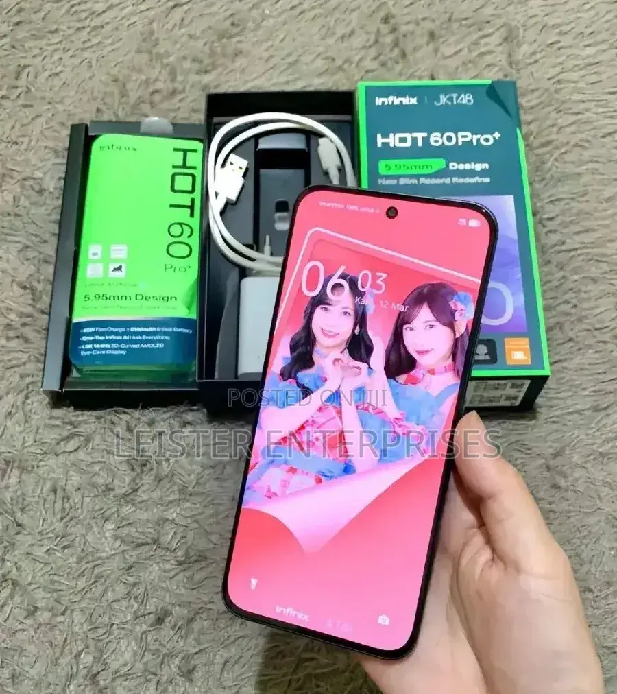 New Infinix Hot 60 Pro+ 128 GB Black